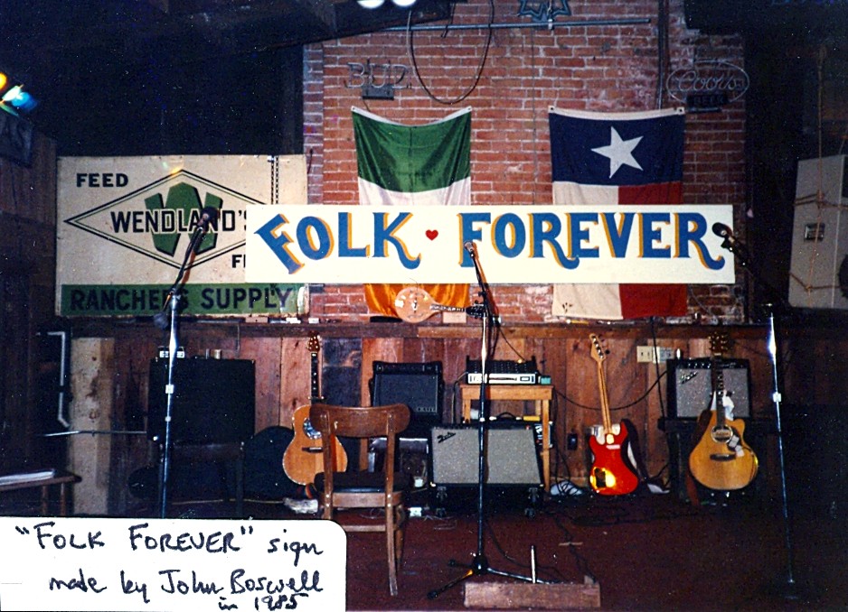 Folk Forever sign